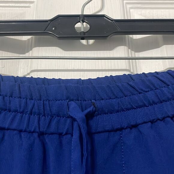 Zadig & Voltaire Parono Crepe Drawstring Trousers Cobalt Blue Size 36 Small - Picture 8 of 13